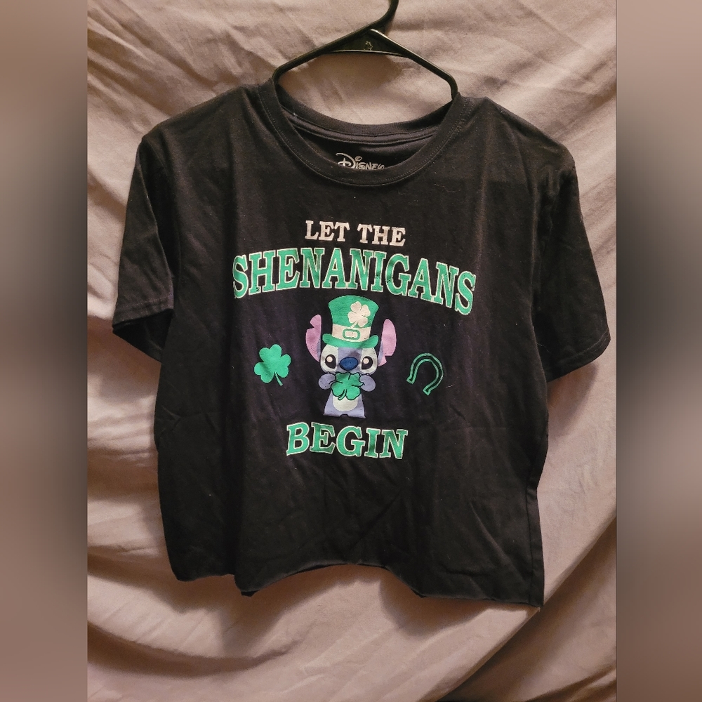 Disney lilo & stitch st Patrick's day shirt